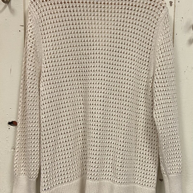 NWT Crm Knit Collar Cardi<br />
Cream<br />
Size: 2X