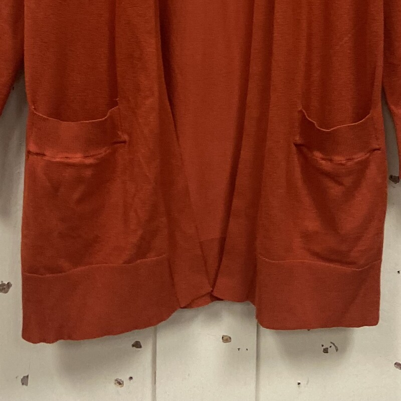 Orange Open Cardigan<br />
Orange<br />
Size: Large