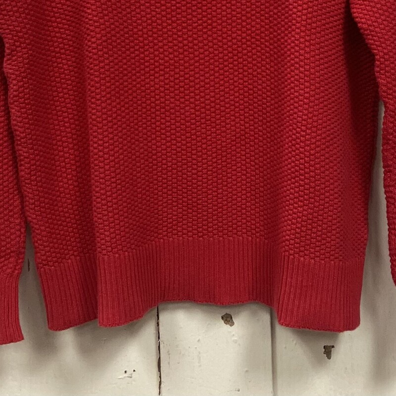 Rd Scallop Nbby Sweater<br />
Red<br />
Size: Medium