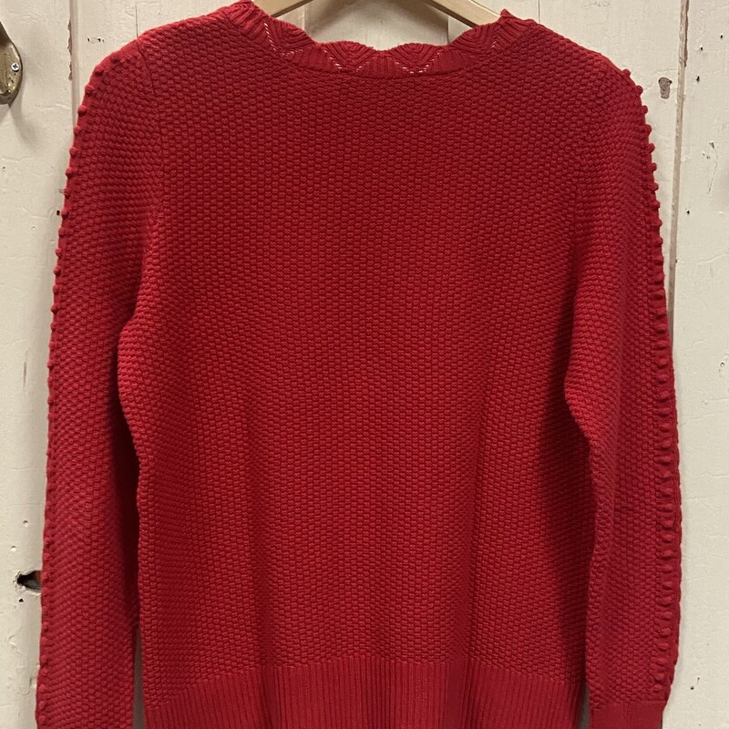 Rd Scallop Nbby Sweater<br />
Red<br />
Size: Medium