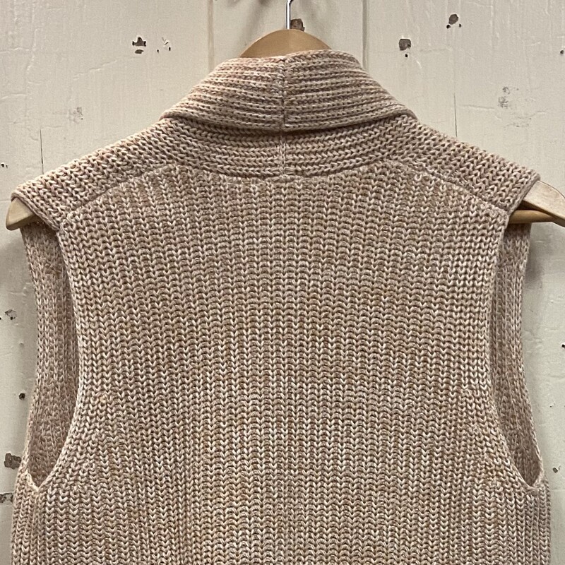 Tan Knit Sweater Vest<br />
Tan<br />
Size: Medium