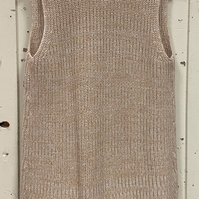 Tan Knit Sweater Vest<br />
Tan<br />
Size: Medium