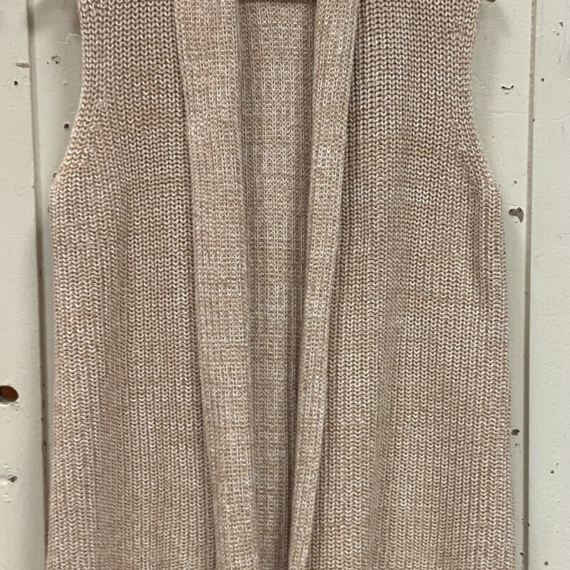 Tan Knit Sweater Vest<br />
Tan<br />
Size: Medium