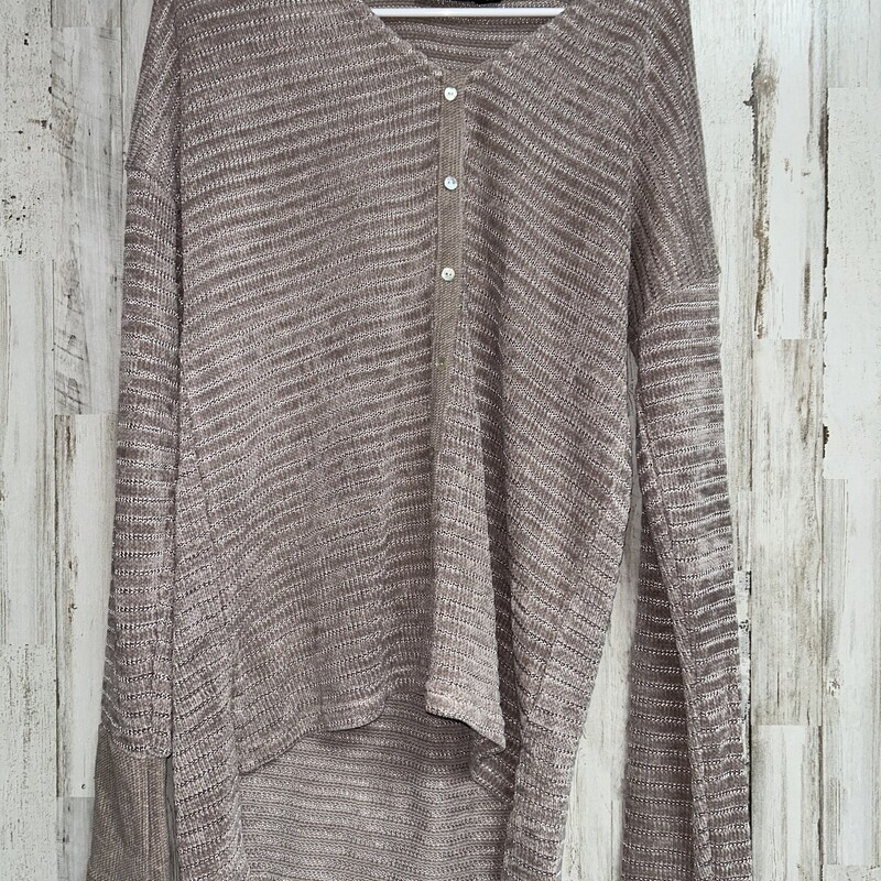 M Blush Knit Button Up To