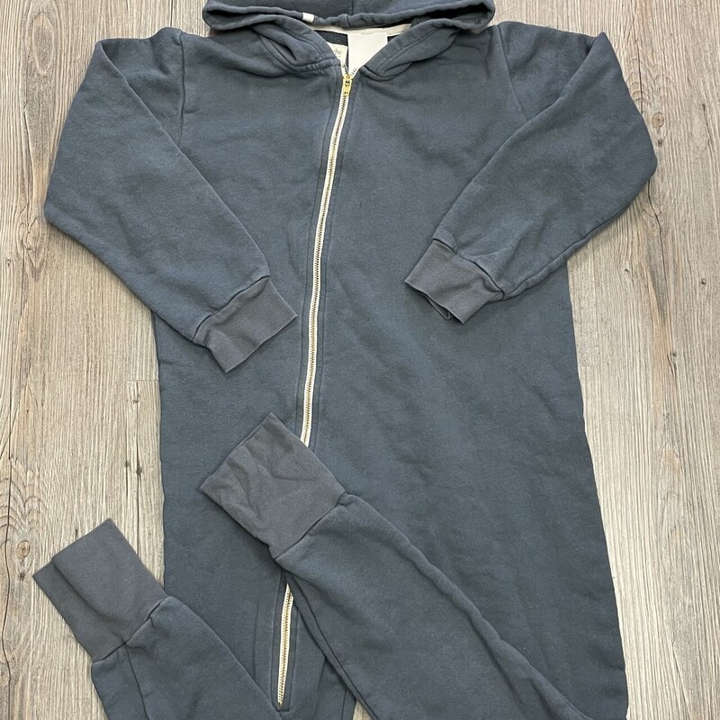 Mini Mioche Hooded Onesie, Grey, Size: 9-10Y