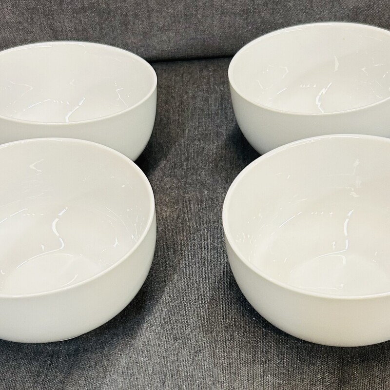 Set of 4 Sur La Table Cereal Bowls
White
Size: 6 x 3.75 H