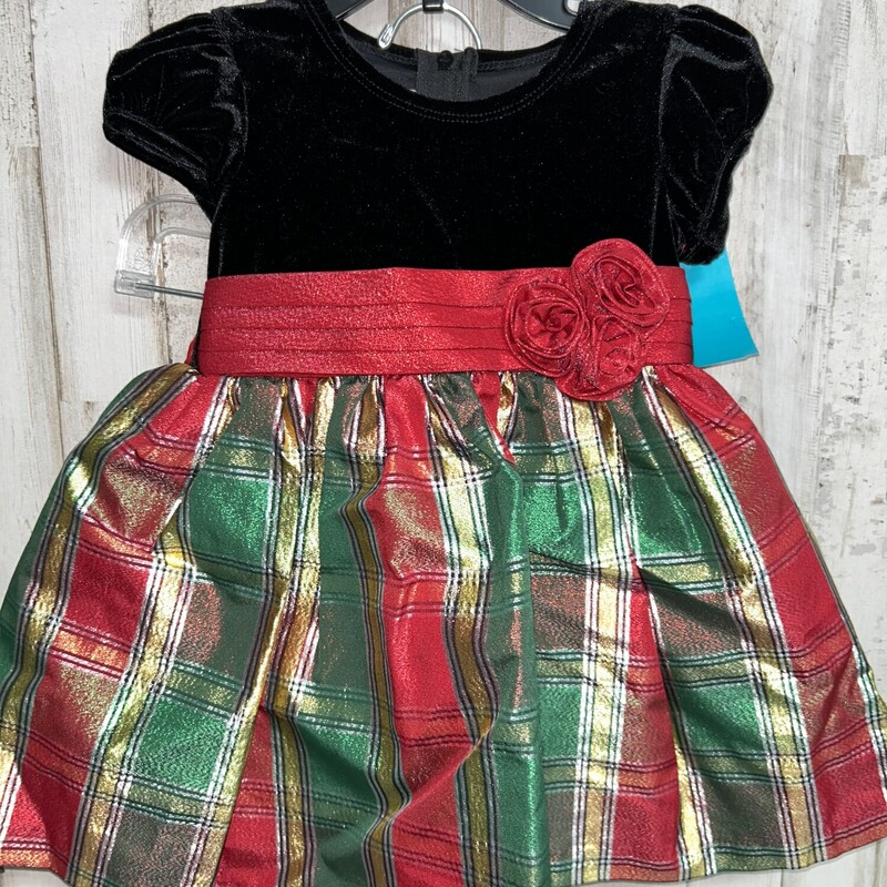 18M 2pc Green Plaid Dress