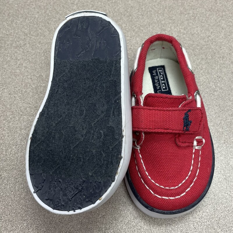 Polo Ralph Lauren Sneaker, Red, Size: 3T