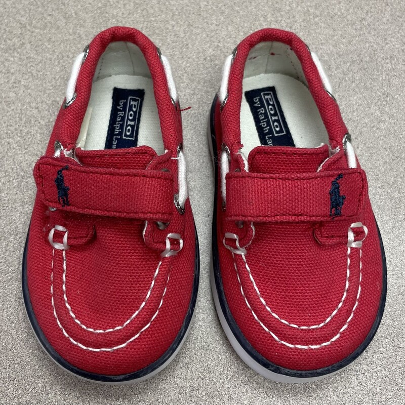 Polo Ralph Lauren Sneaker, Red, Size: 3T