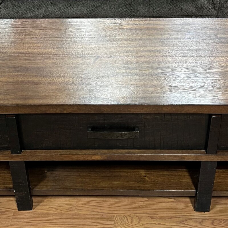 Lift Top Coffee Table, 2 Drawer
48in x 26in x 18in tall