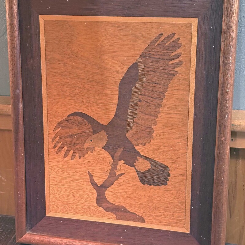 Marquetry Eagle Picture