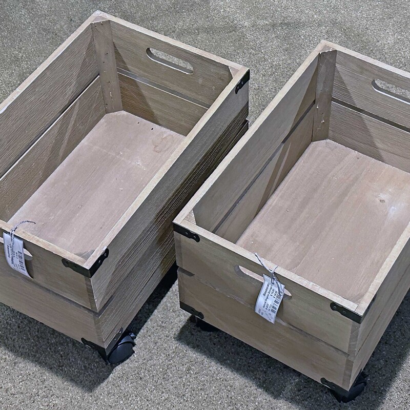 Natural Origins Storage Box on Wheels
16 In x 10.5 In x 10 In.