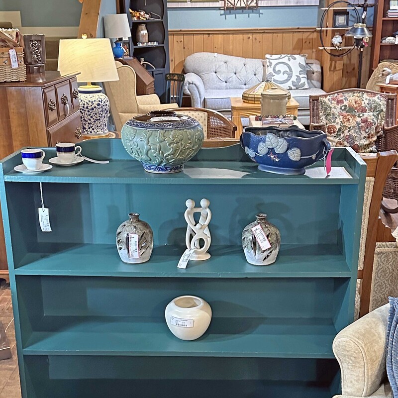 Green 3 Shelf Bookcase