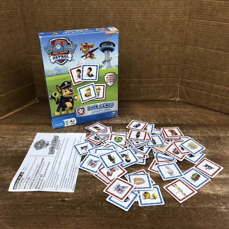 Paw Patrol, Size: Game, Item: Complete