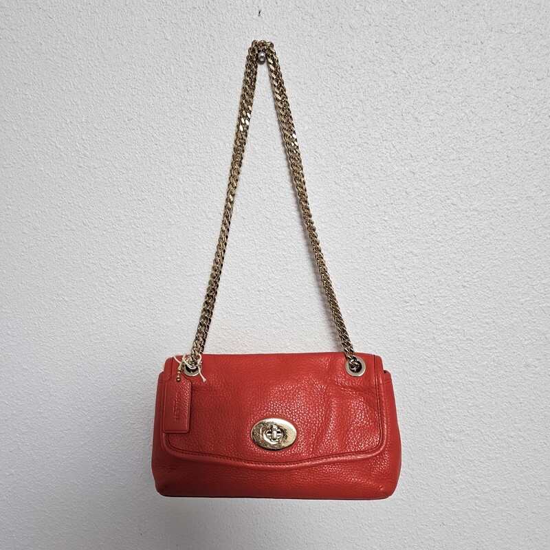 Coach W/chain, Red, Size: Medium