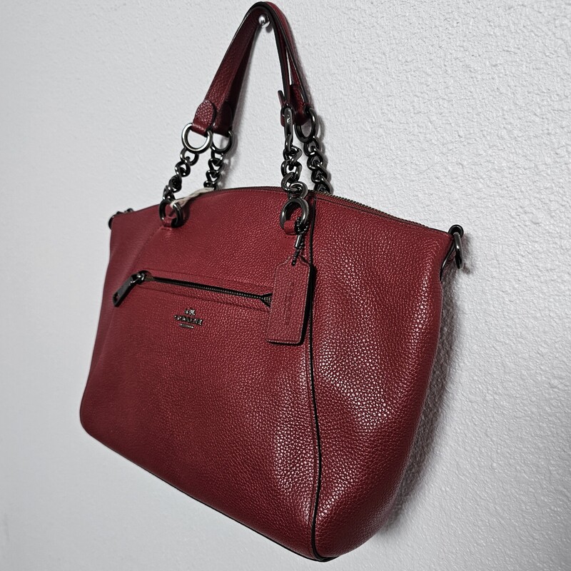 Coach Leather, Red, Size: Tote