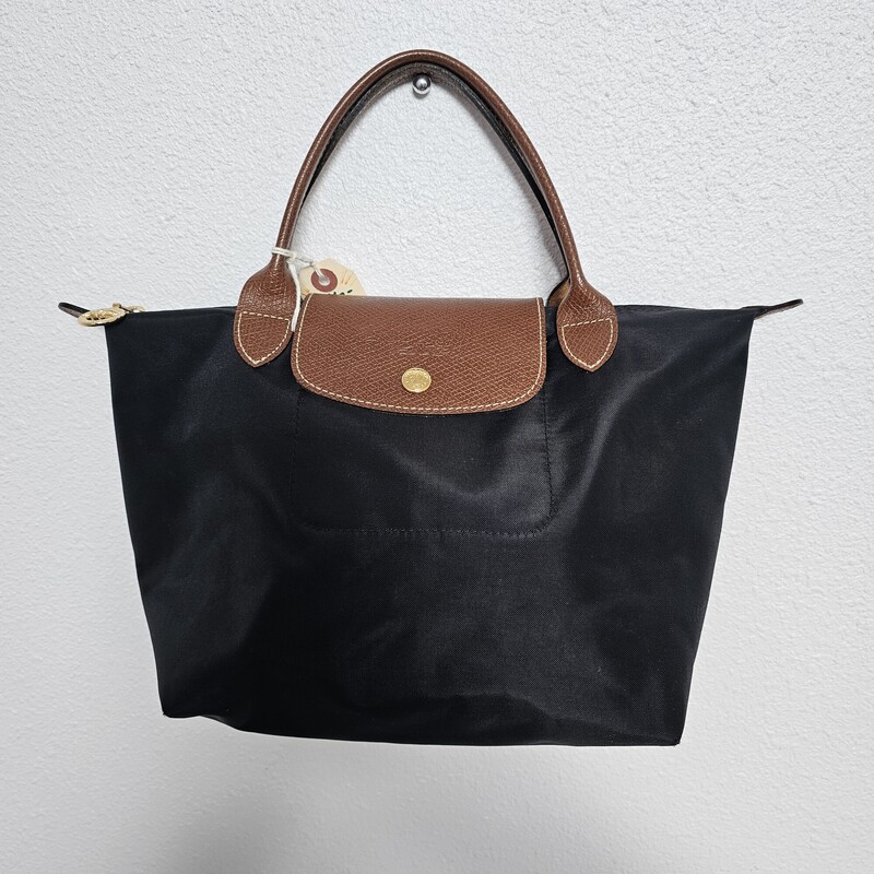 Longchamp Nylon, Black, Size: Small