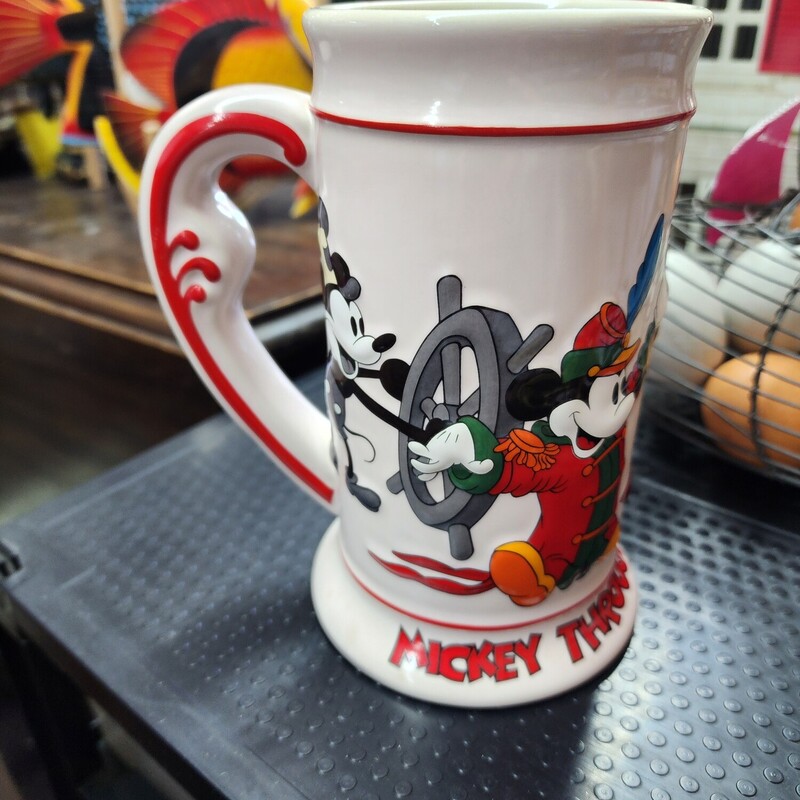 Disney Mickey Mug, White, Size: Through the Years