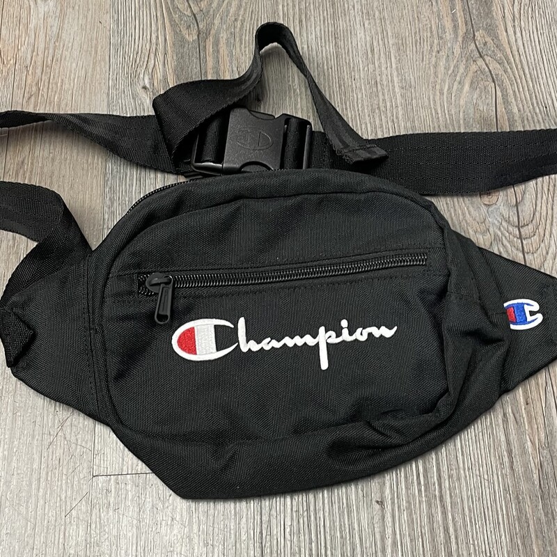 Champion Fanny Pack, Black, Size: Pre-owned