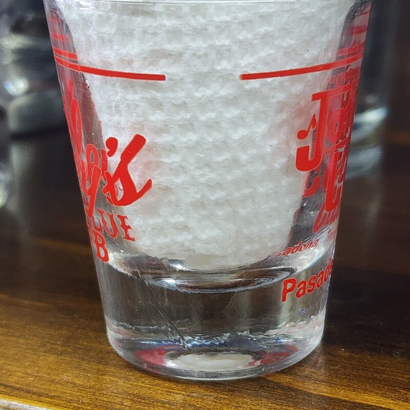 Gilleys Club,  Johnny Lees Club, Pasadena, TX  Clear, Size: Shot Glass