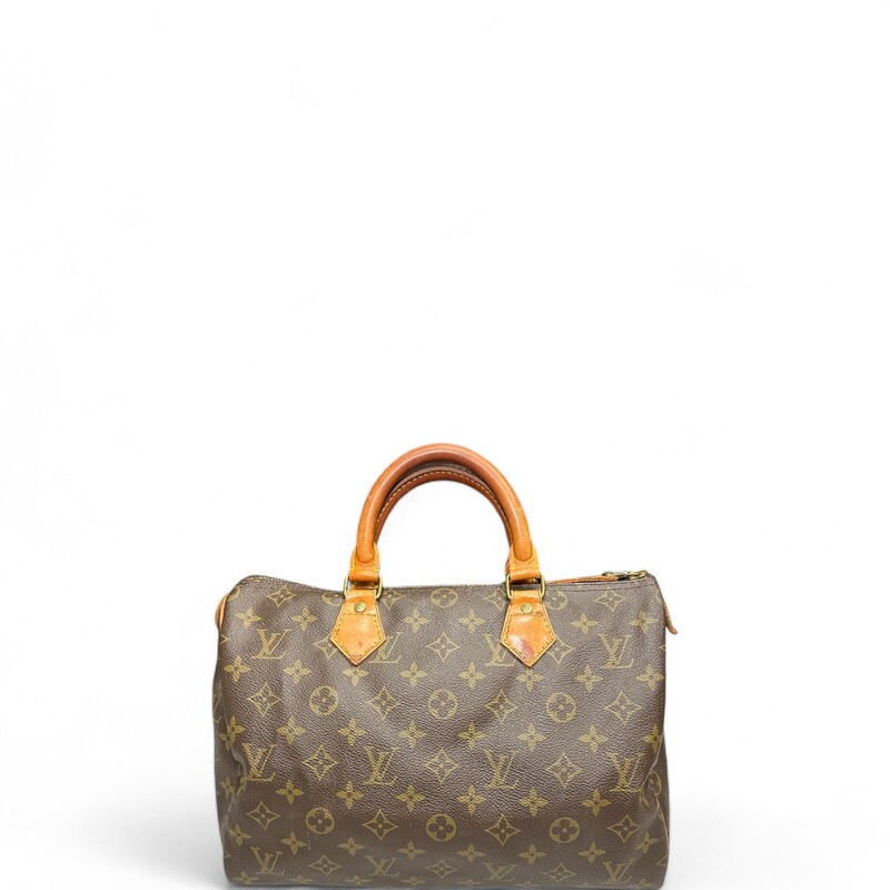 Louis Vuitton Speedy 30
Vintage 1980s
Some Water marks on leather

FC-86