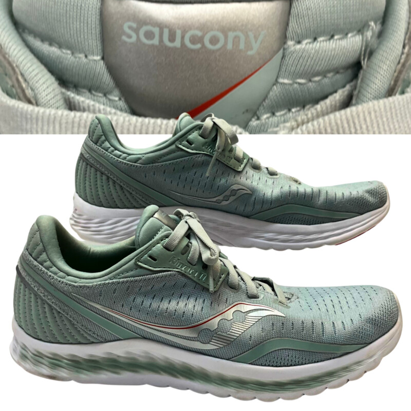 Saucony Kinvara 11 Running Shoe
The Kinvara is Saucony's best-selling lightweight neutral running shoe. It is designed for the runner who prefers a more natural running position in a lighter weight package and features a well-cushioned ride, particularly for such a lighter weight shoe.
Color: Sage
Size: 8
Insoles: SuperFeet