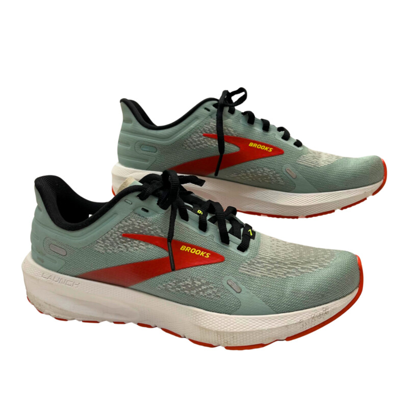 Brooks Luanch 9 Sneakers
Color: Sage and Red
Size: 7.5
Insoles: SuperFeet