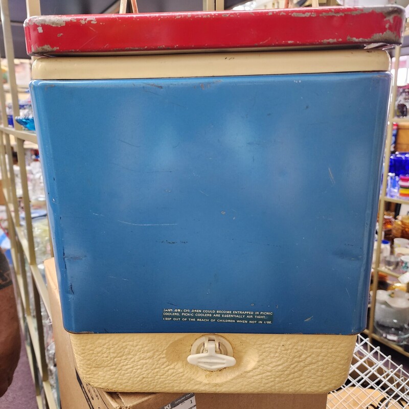 Bicentennial Cooler As Is, RWB, Size: 1976