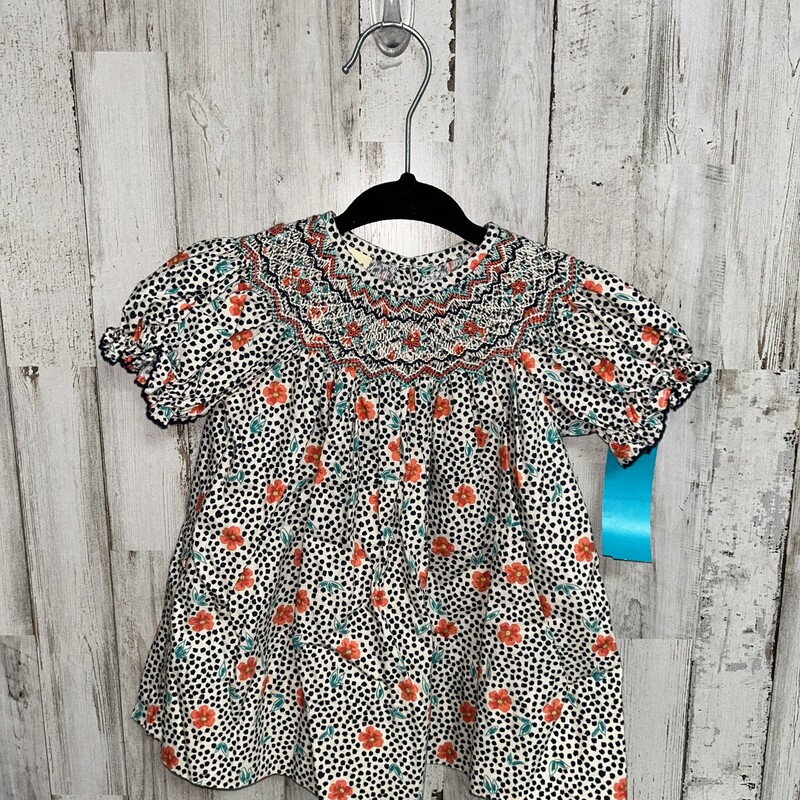 3M Floral Smock Dress