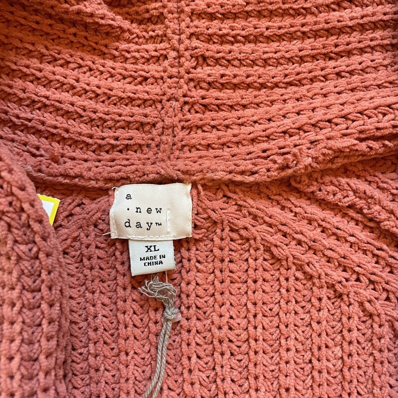 New Sweater, Orange, Size: XL