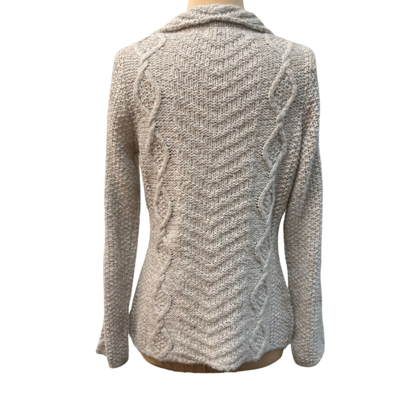 Royal Robbins Tie Cardigan
Picot Knitted
Wool Blend
Color: Oatmeal
Size: XSmall