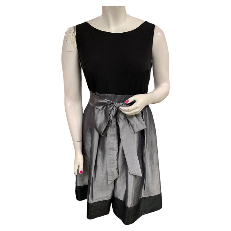 S.L. Fashions S14, Blk/slvr, Size: L