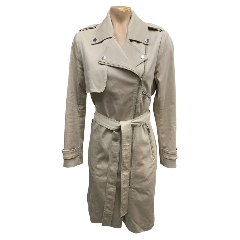 SOIA & KYO Trench, Beige, Size: M