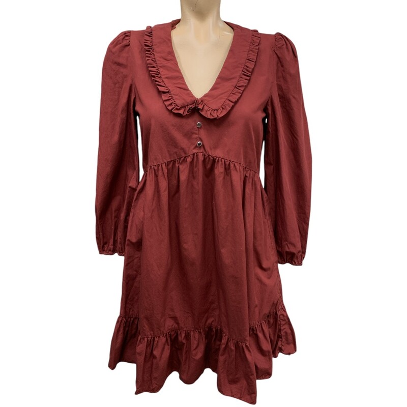 Zara, Maroon, Size: Xs