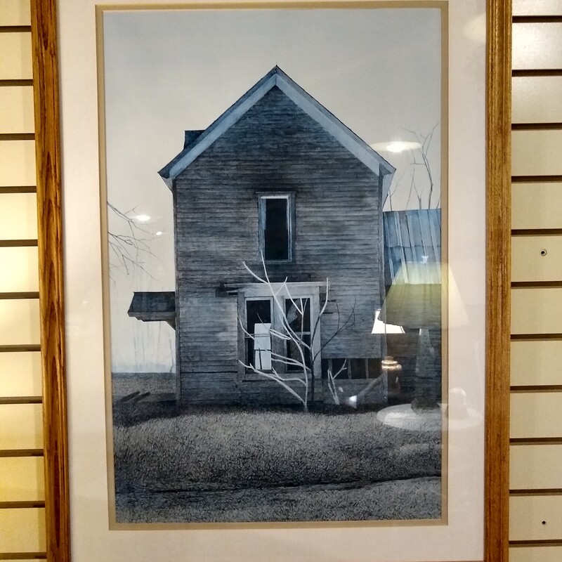 Gray House Framed Print

Size: 26x37