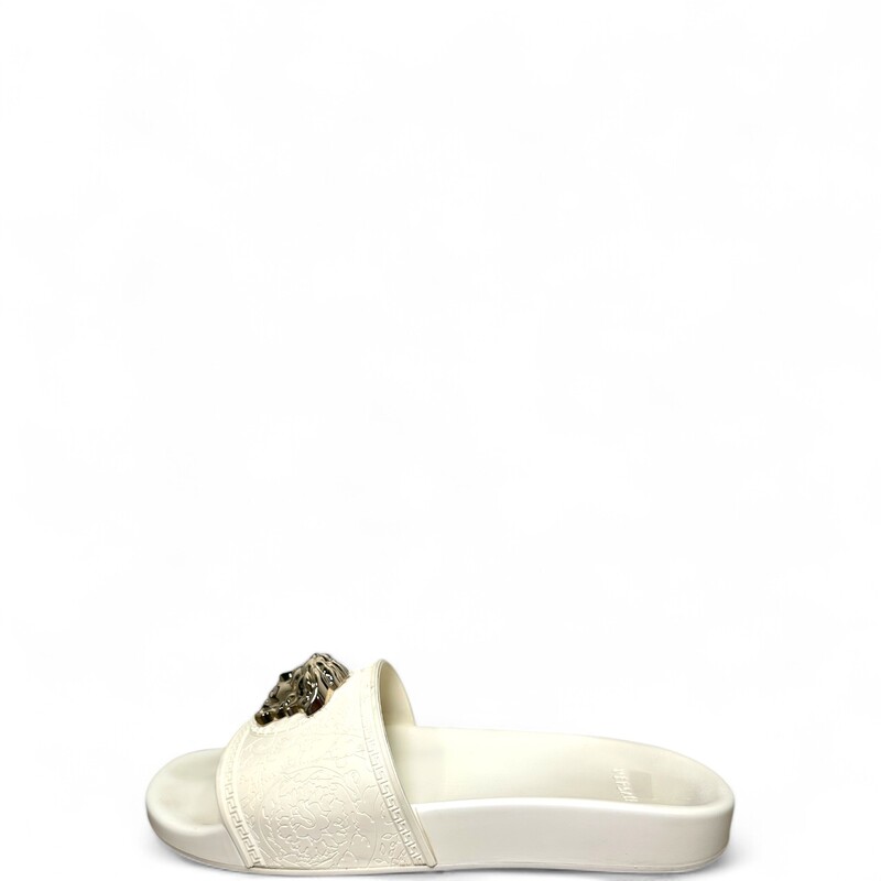 Versace Pool Medusa
 White
Size: 39