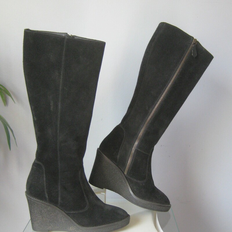 Italian Suede Wedge