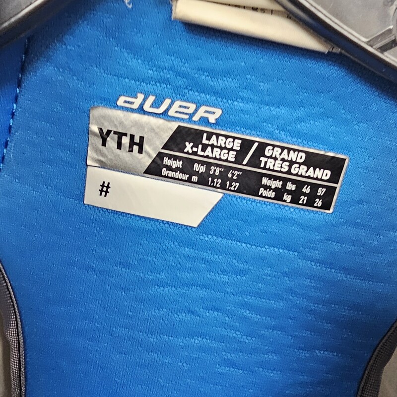 Bauer GSX Prodigy Goalie Chest & Arms Protector<br />
Size: Youth L/XL<br />
Pre-owned in great condition!