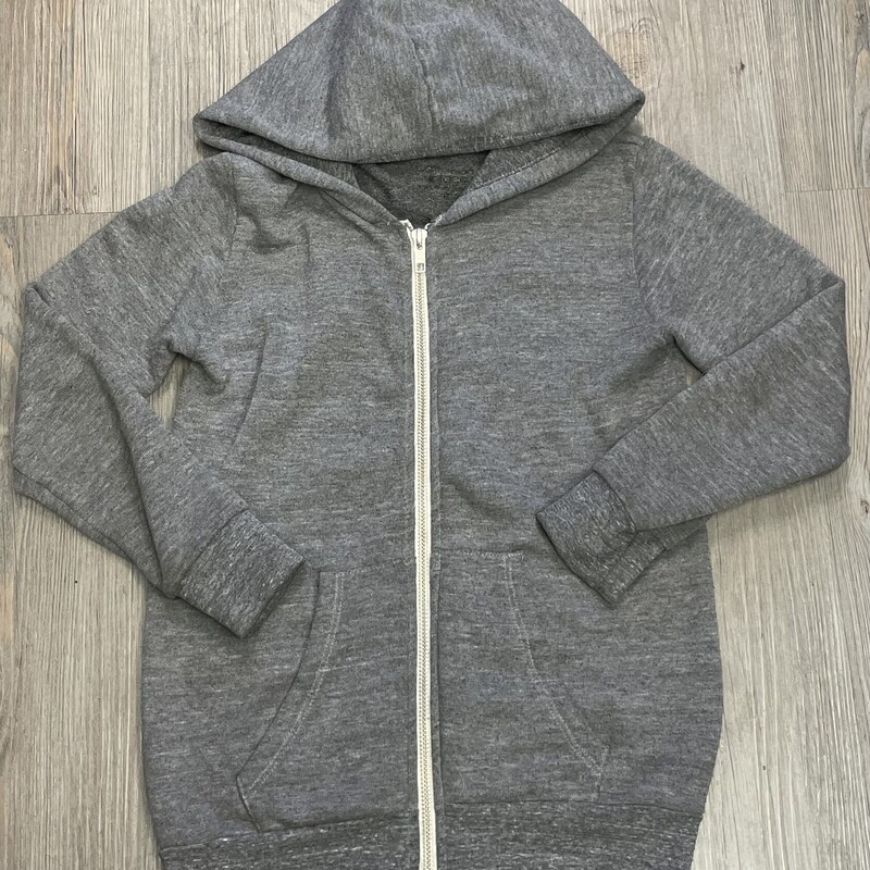 Zip Hoodie, Grey, Size: 8Y