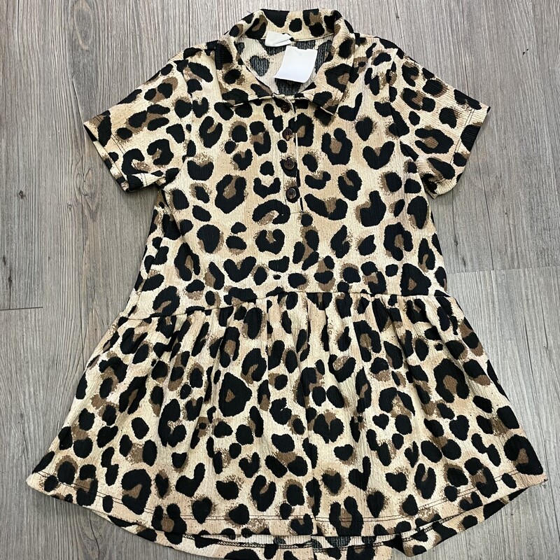 Zara Dress, Leopard, Size: 6Y