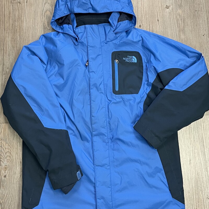 Northface 2 In 1 Jacket, Blue, Size: 10-12Y