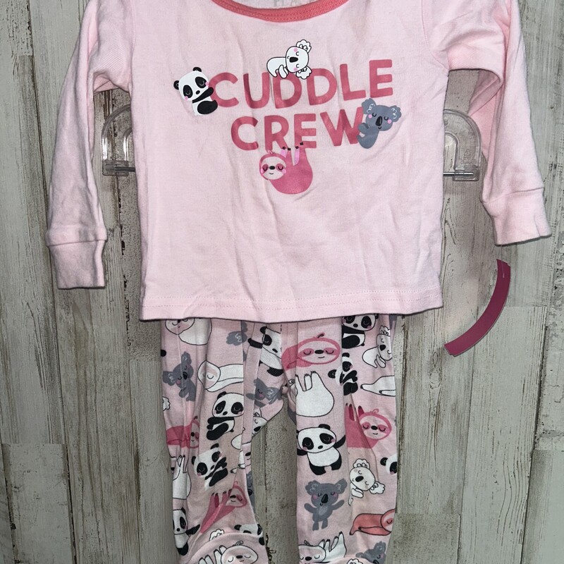 3/6M Cuddle Crew Pj Set, Pink, Size: Girl NB-3m