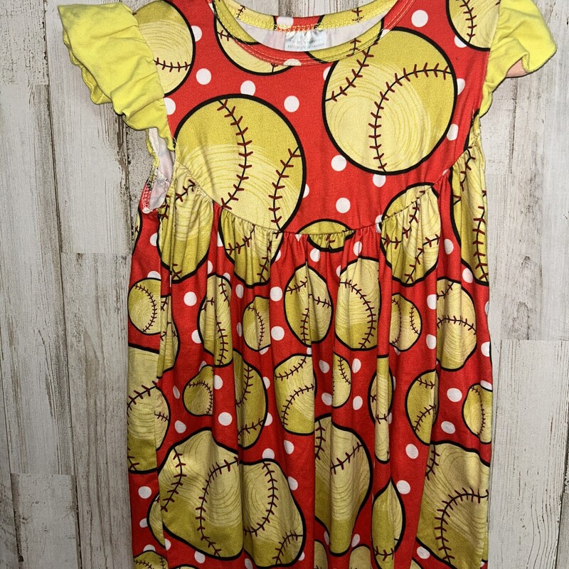 2 Softball Print Dress