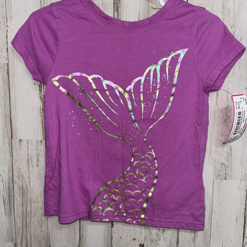 3T Purple Mermaid Tee