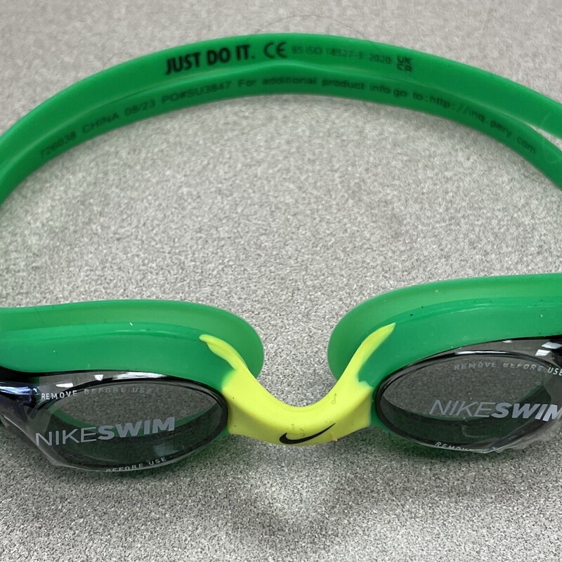 Nike Swim Goggles, Green, Size: NEW