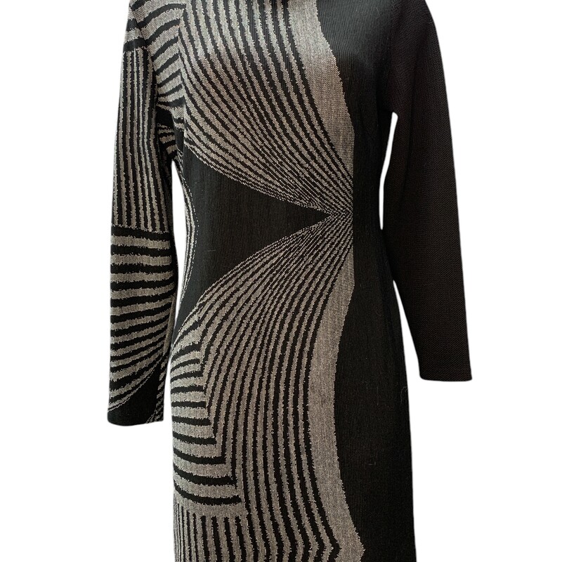 Luc Fontaine Dress MOntrl, Blk/grey, Size: L