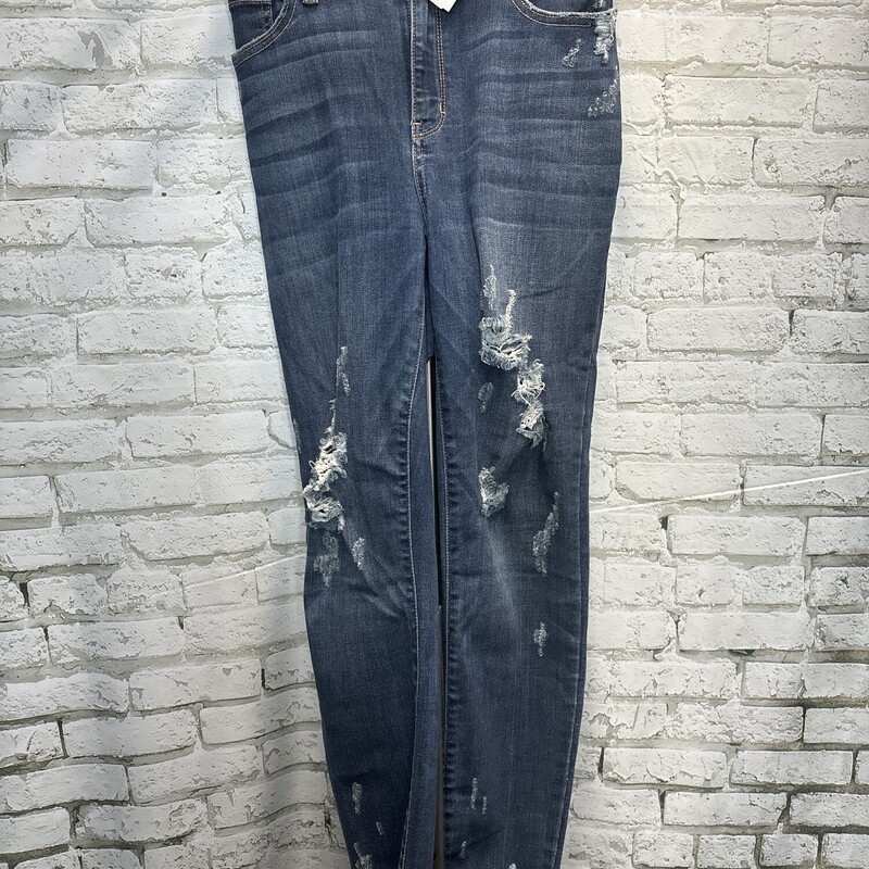 Judy Blue  Skinny Fit, Den/dist, Size: 13/31