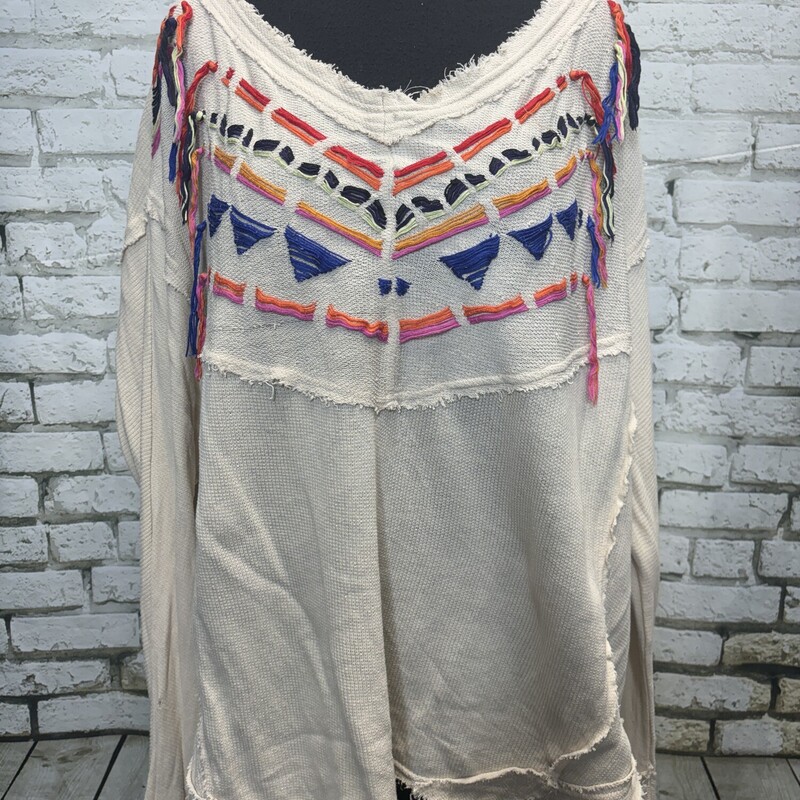 Free People, Crm/mult, Size: Small