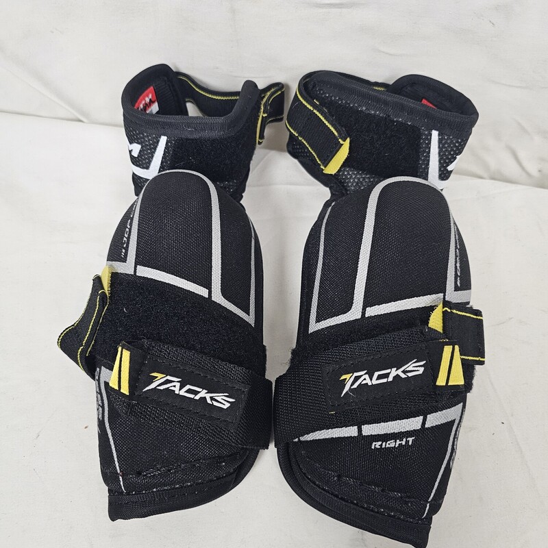 CCM Tacks 9550 Hockey Elbow Pads, Size: Jr S, pre-owned