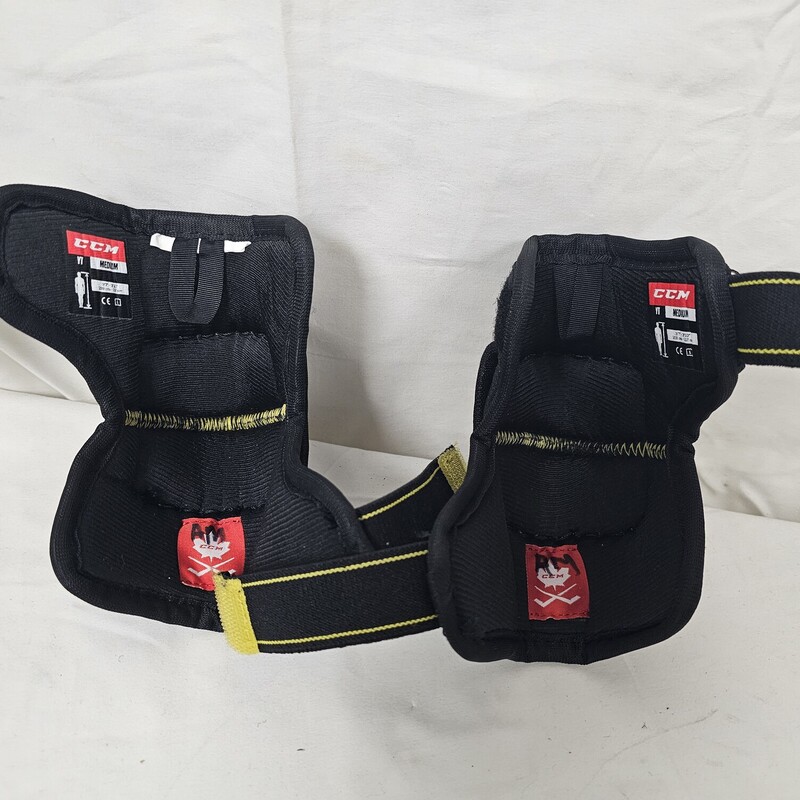 CCM Tacks 9550 Hockey Elbow Pads, Size: Yth M, pre-owned